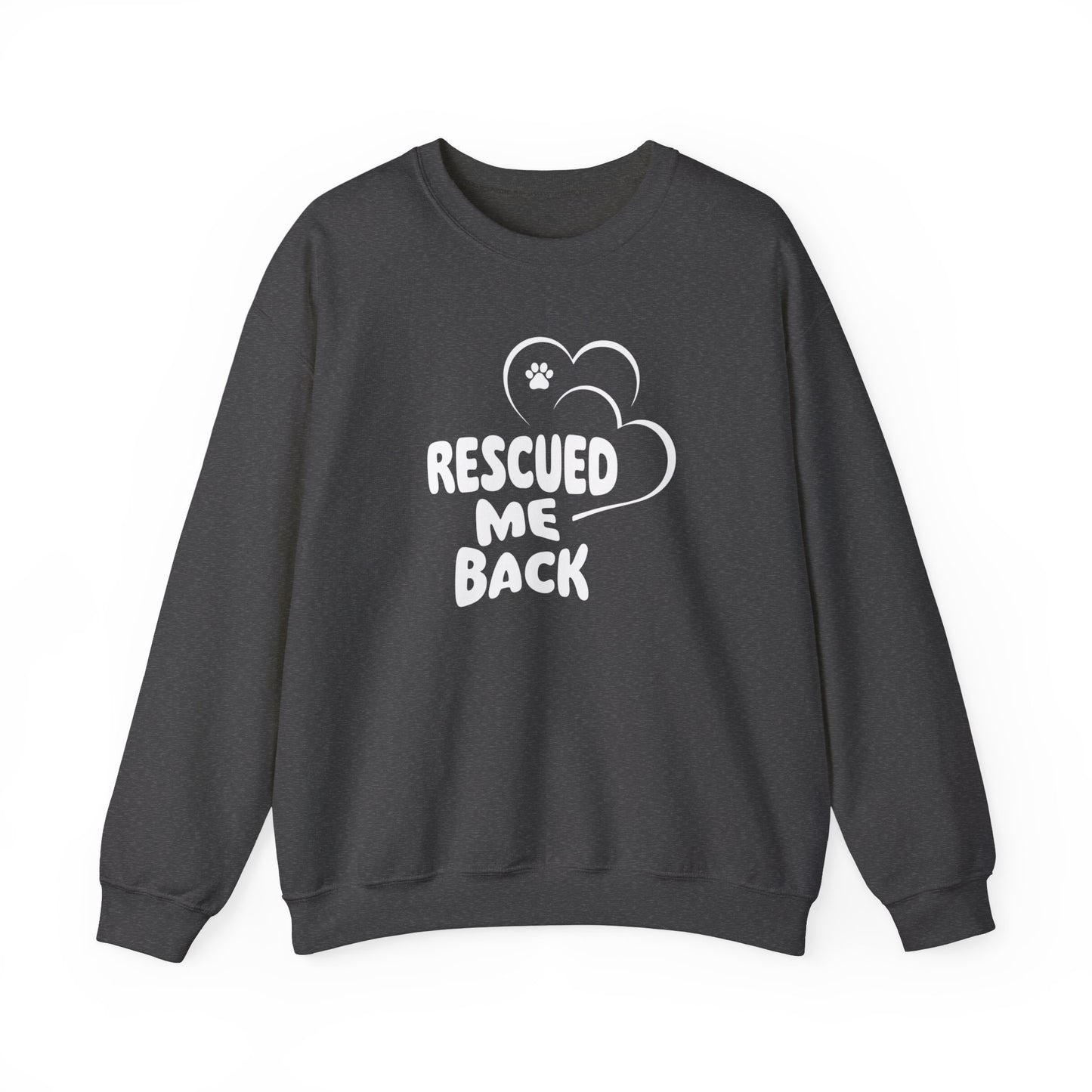 Rescued Me Back - Unisex Heavy Blend™ Crewneck Sweatshirt