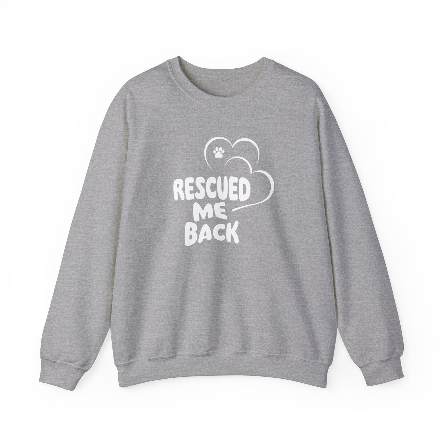 Rescued Me Back - Unisex Heavy Blend™ Crewneck Sweatshirt