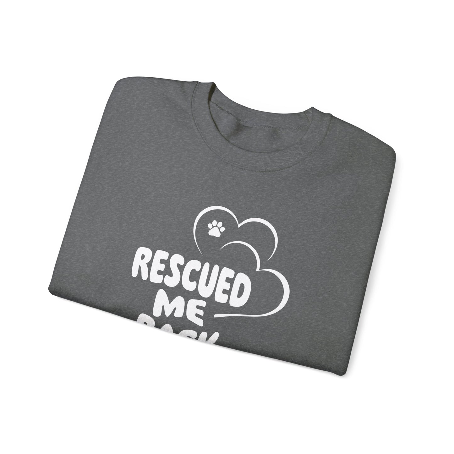 Rescued Me Back - Unisex Heavy Blend™ Crewneck Sweatshirt