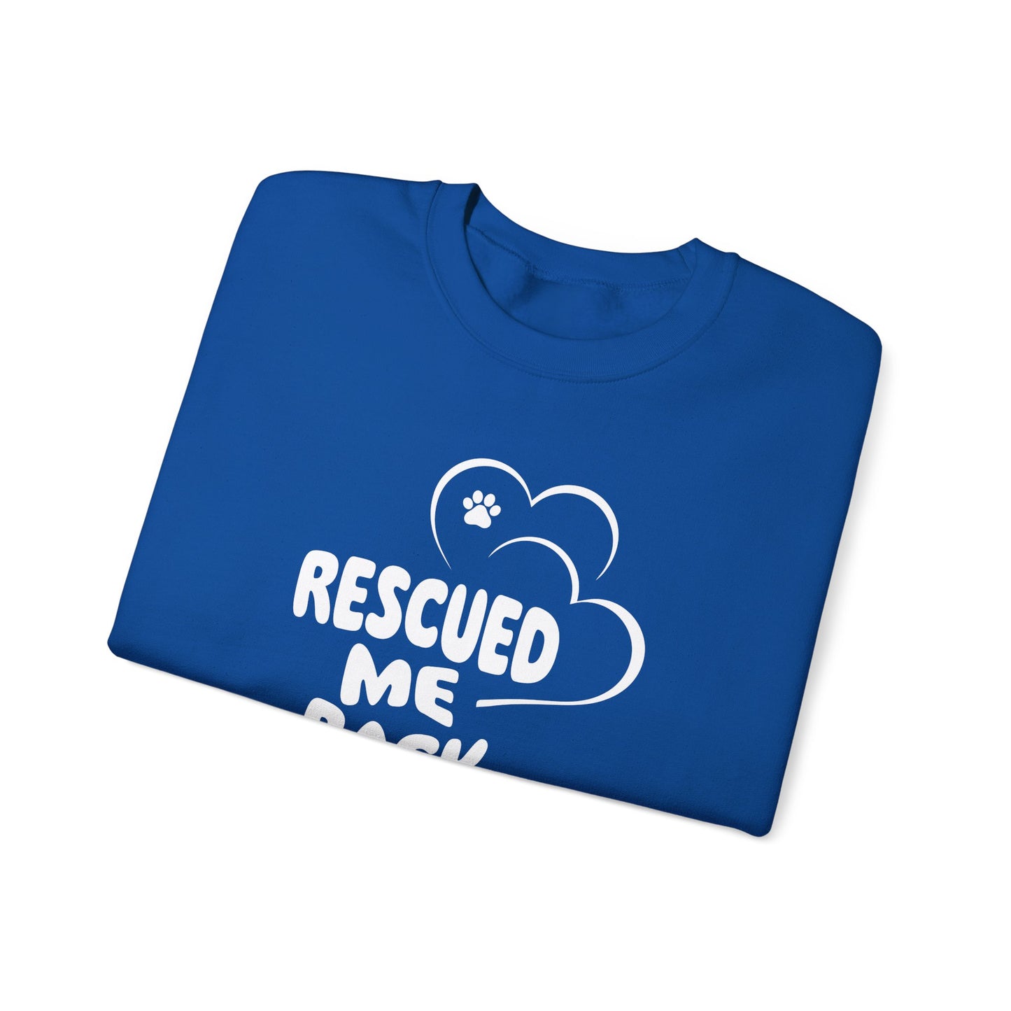 Rescued Me Back - Unisex Heavy Blend™ Crewneck Sweatshirt