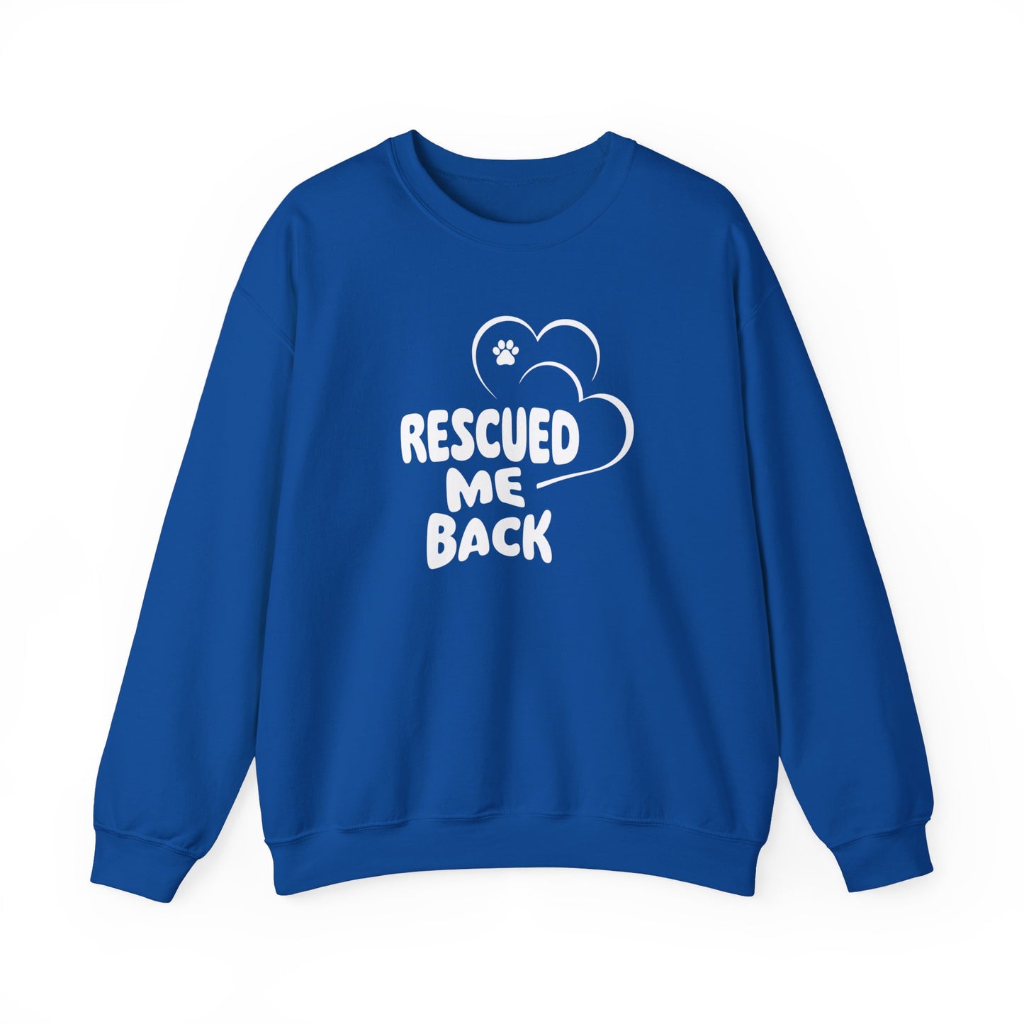 Rescued Me Back - Unisex Heavy Blend™ Crewneck Sweatshirt