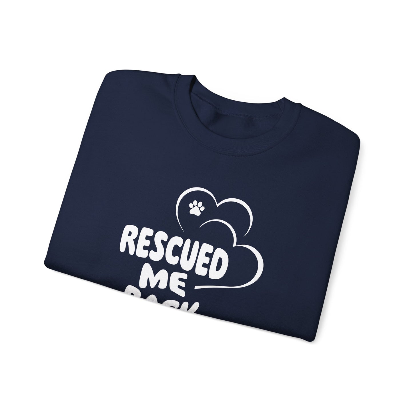 Rescued Me Back - Unisex Heavy Blend™ Crewneck Sweatshirt