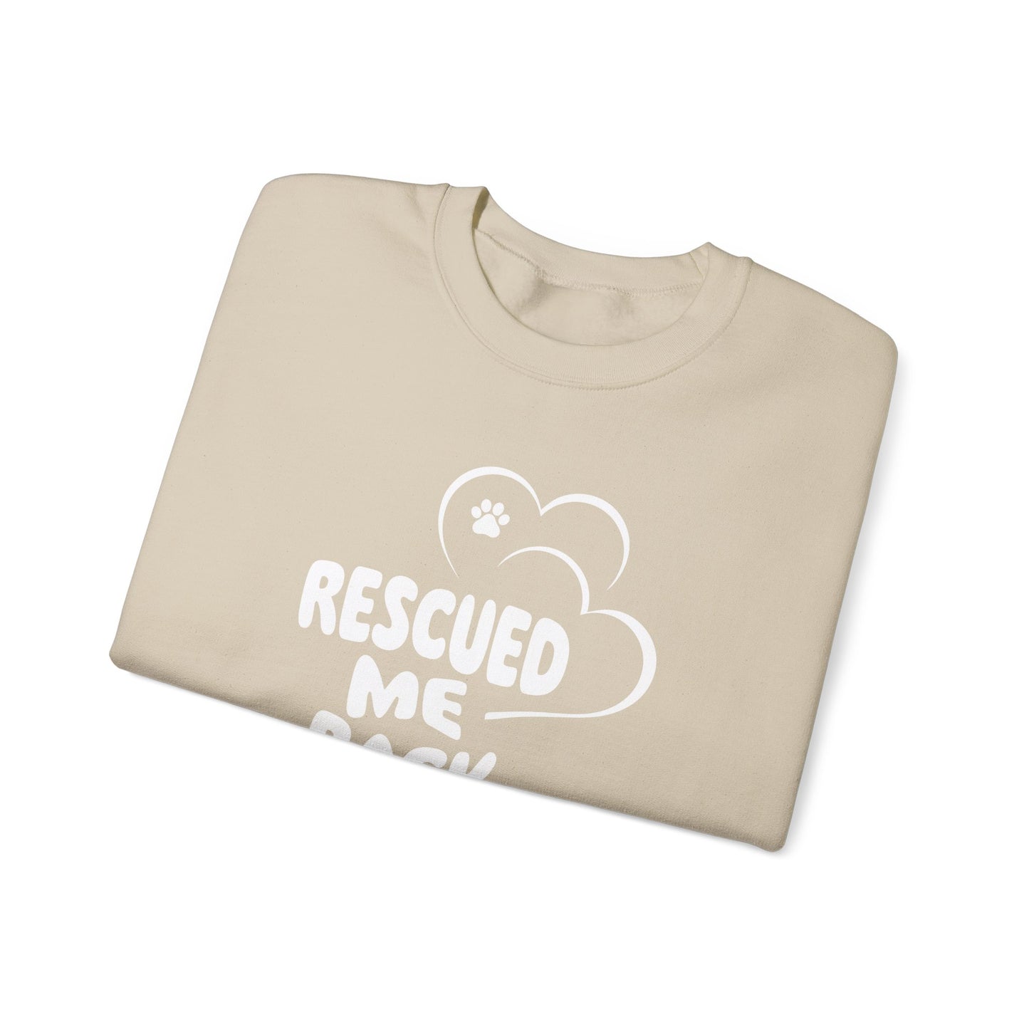 Rescued Me Back - Unisex Heavy Blend™ Crewneck Sweatshirt