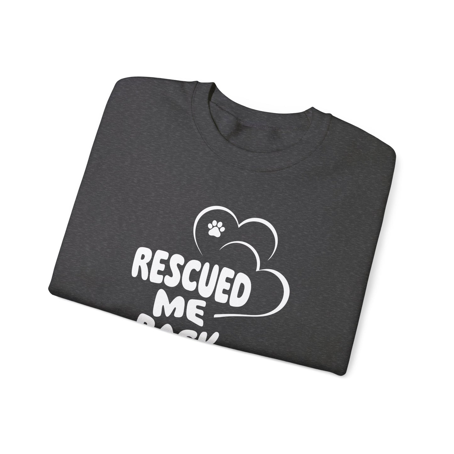 Rescued Me Back - Unisex Heavy Blend™ Crewneck Sweatshirt