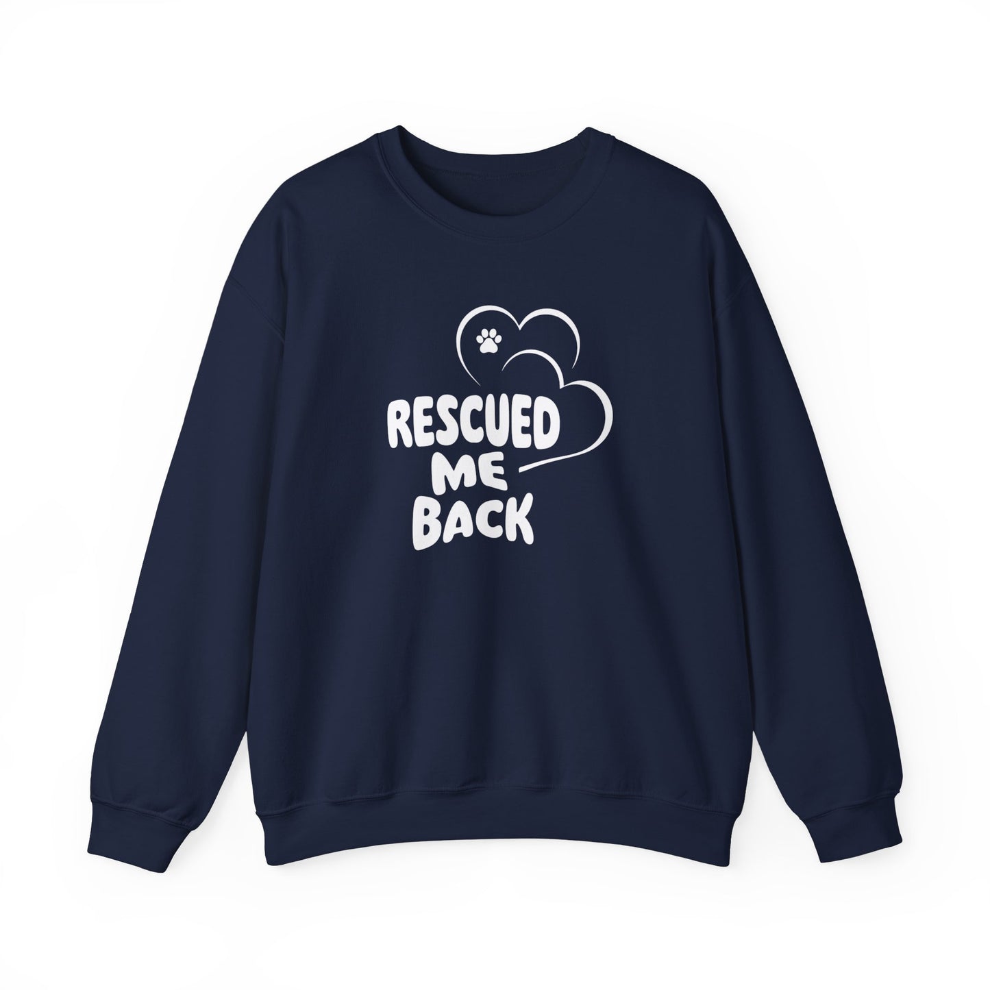 Rescued Me Back - Unisex Heavy Blend™ Crewneck Sweatshirt