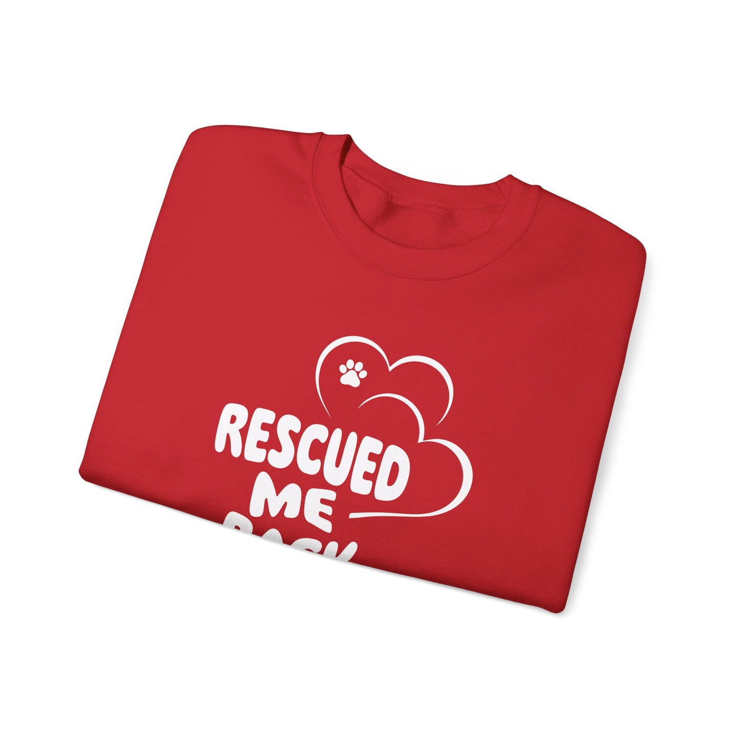 Rescued Me Back - Unisex Heavy Blend™ Crewneck Sweatshirt