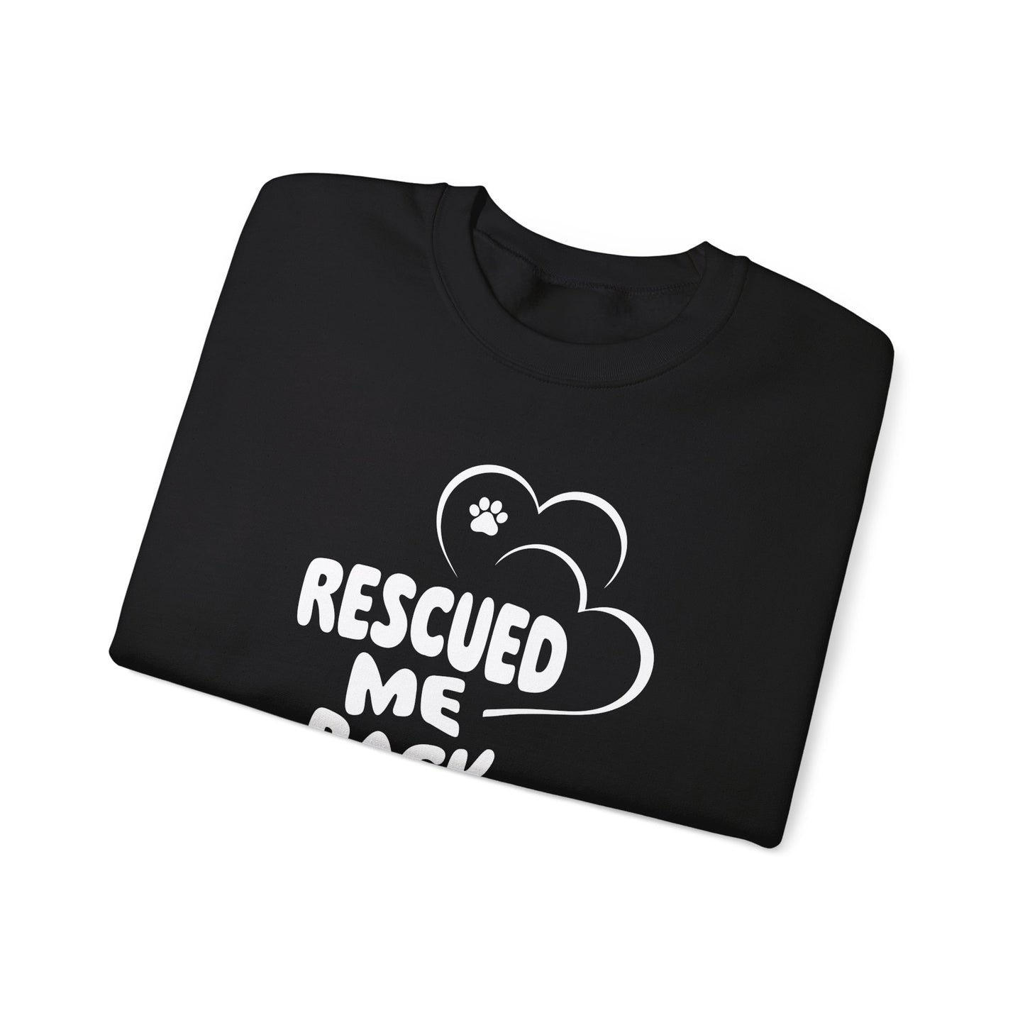 Rescued Me Back - Unisex Heavy Blend™ Crewneck Sweatshirt