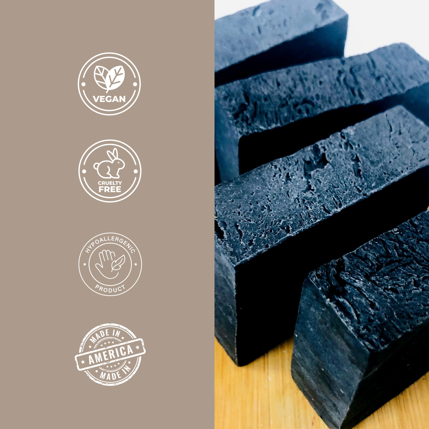 Black Wood Castile Bar