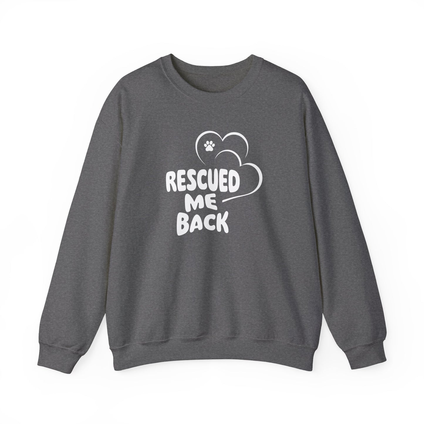 Rescued Me Back - Unisex Heavy Blend™ Crewneck Sweatshirt