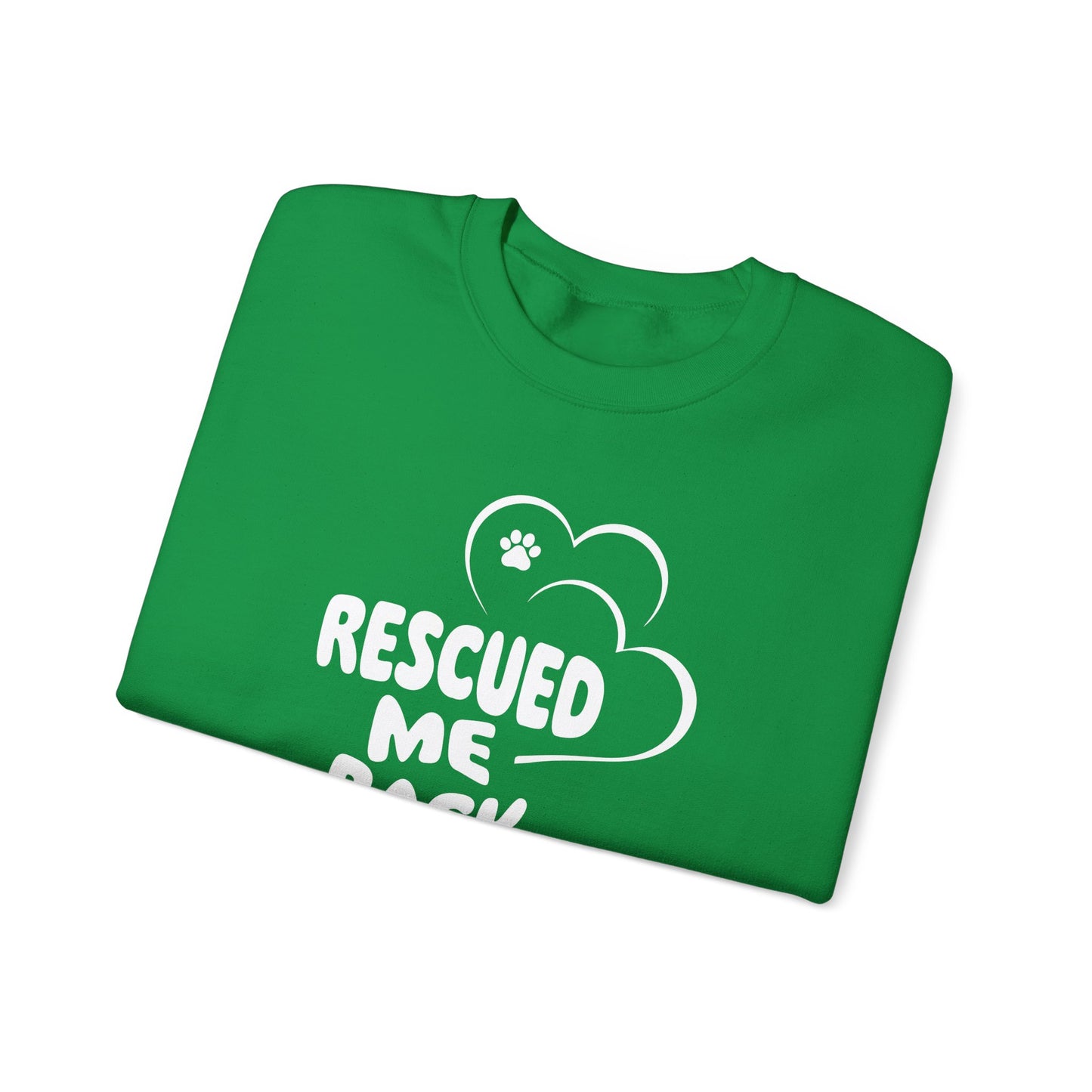 Rescued Me Back - Unisex Heavy Blend™ Crewneck Sweatshirt