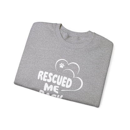 Rescued Me Back - Unisex Heavy Blend™ Crewneck Sweatshirt